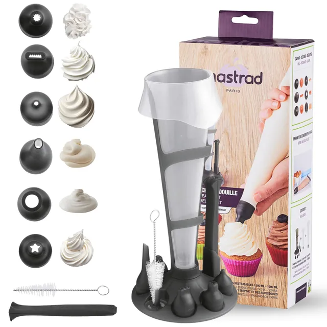 mastrad-kitchen-tools-set-2-poches-douille-0-5l-et-1l image 1