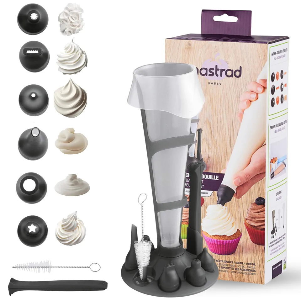 mastrad-kitchen-tools-set-2-poches-douille-0-5l-et-1l image 1