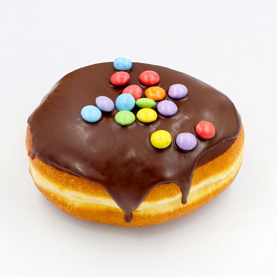 poulaillon-p-tisserie-boule-de-berlin-choco-smarties-beignet-chocolat image 1