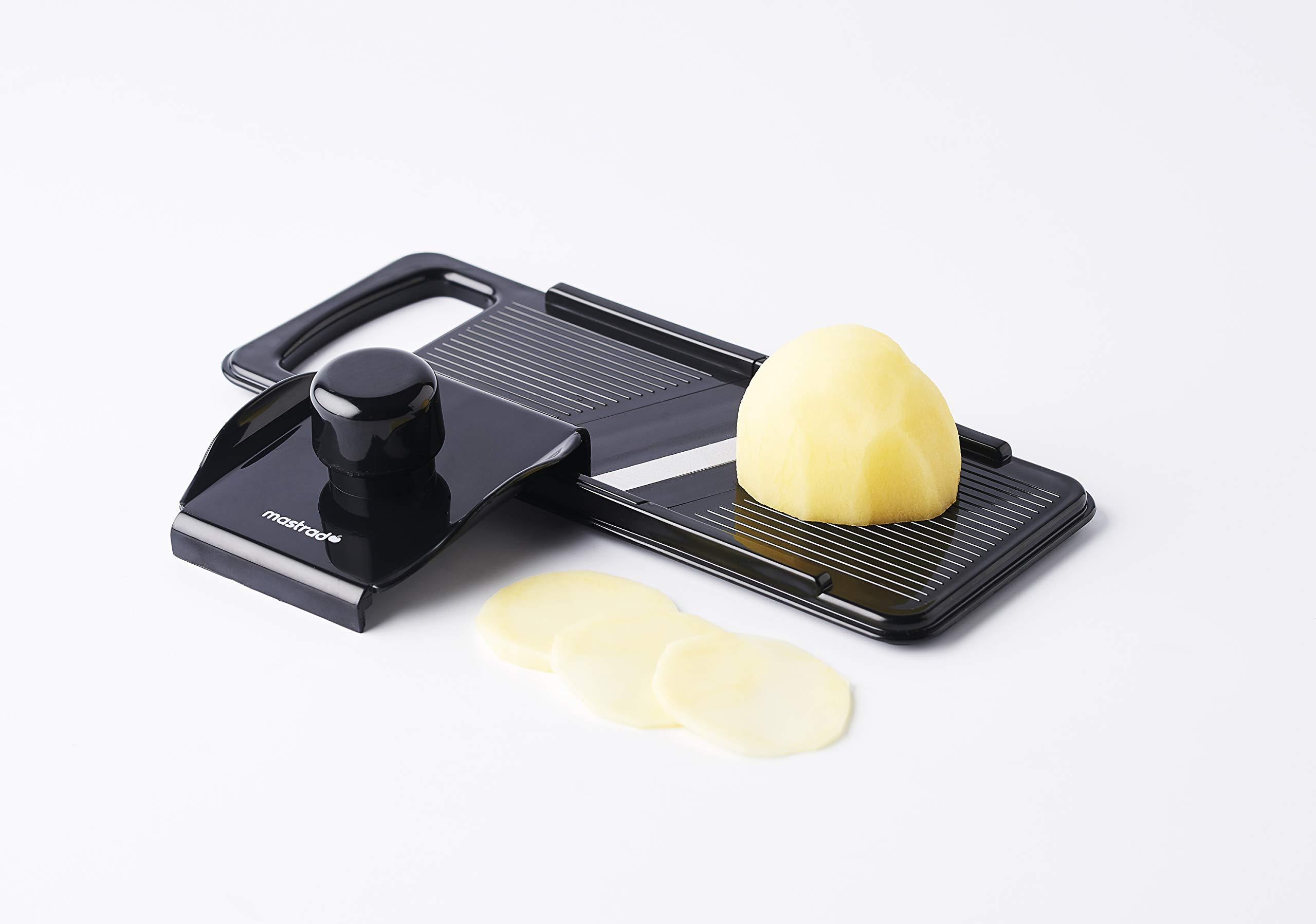 mastrad-mini-mandoline-mandoline-lame-inox-noire image 2