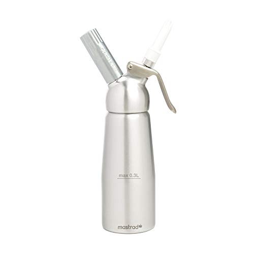 mastrad-sauce-mixers-siphon-chantilly-0-3-l-aluminium-3-embouts image 6