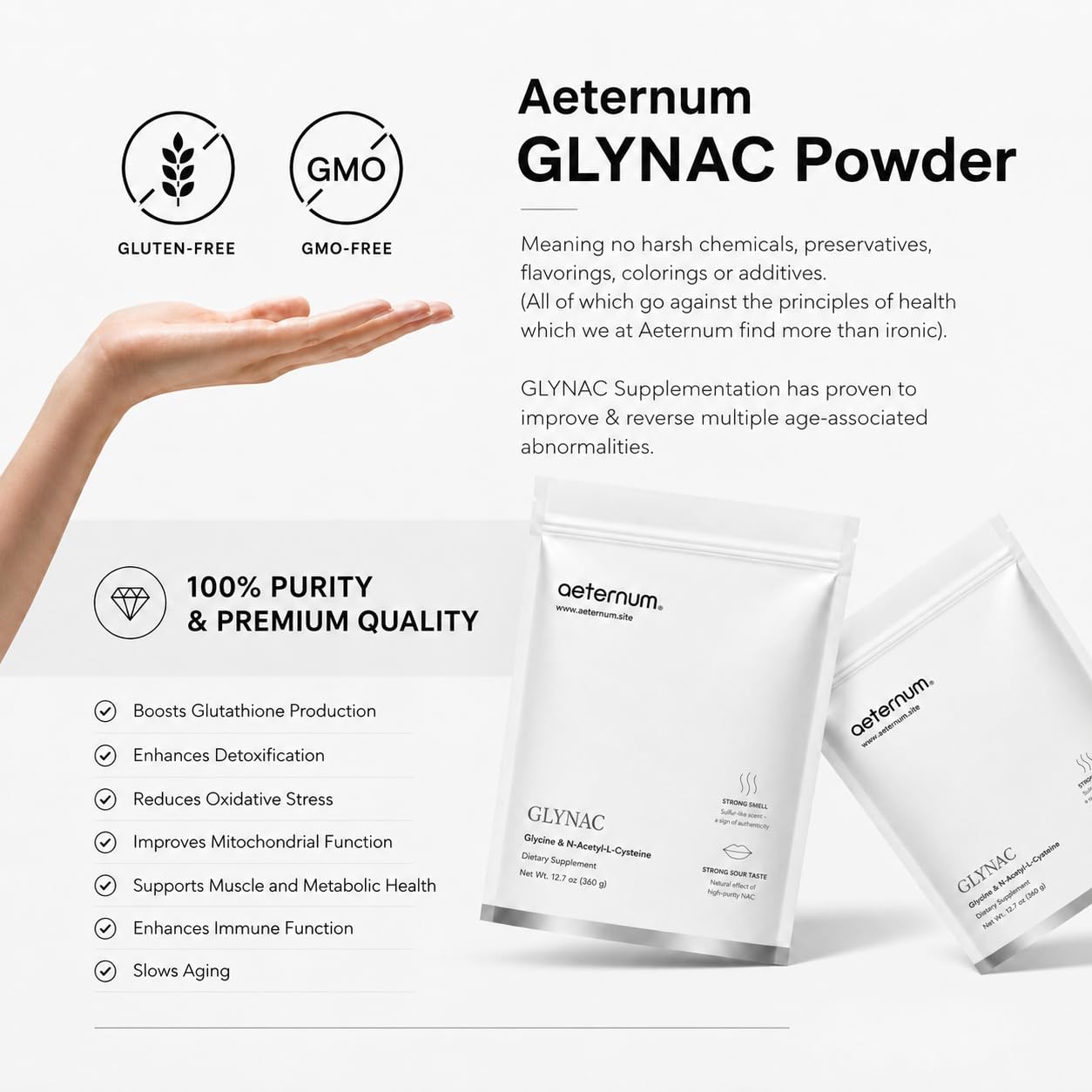 aeternum-glynac-poudre-360g-glycine-nac-glutathion image 5