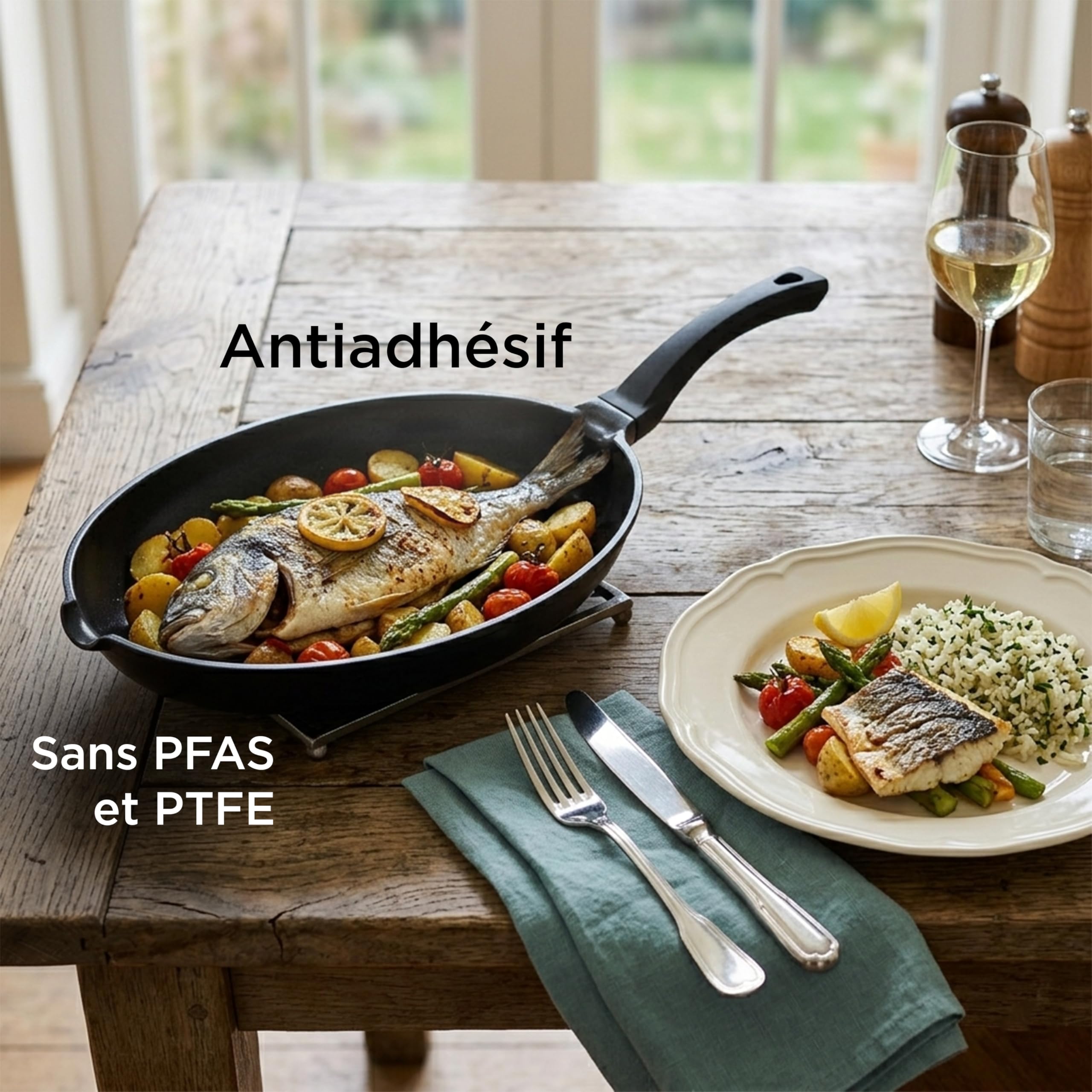 mastrad-po-le-poisson-ovale-35-cm-c-ramique-sans-pfas image 4