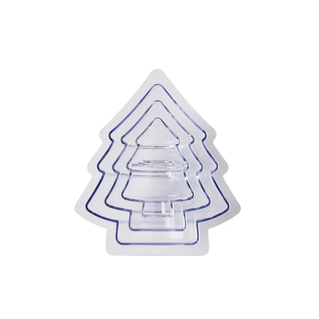mastrad-set-3-moules-sapin-chocolat-transparent image 1