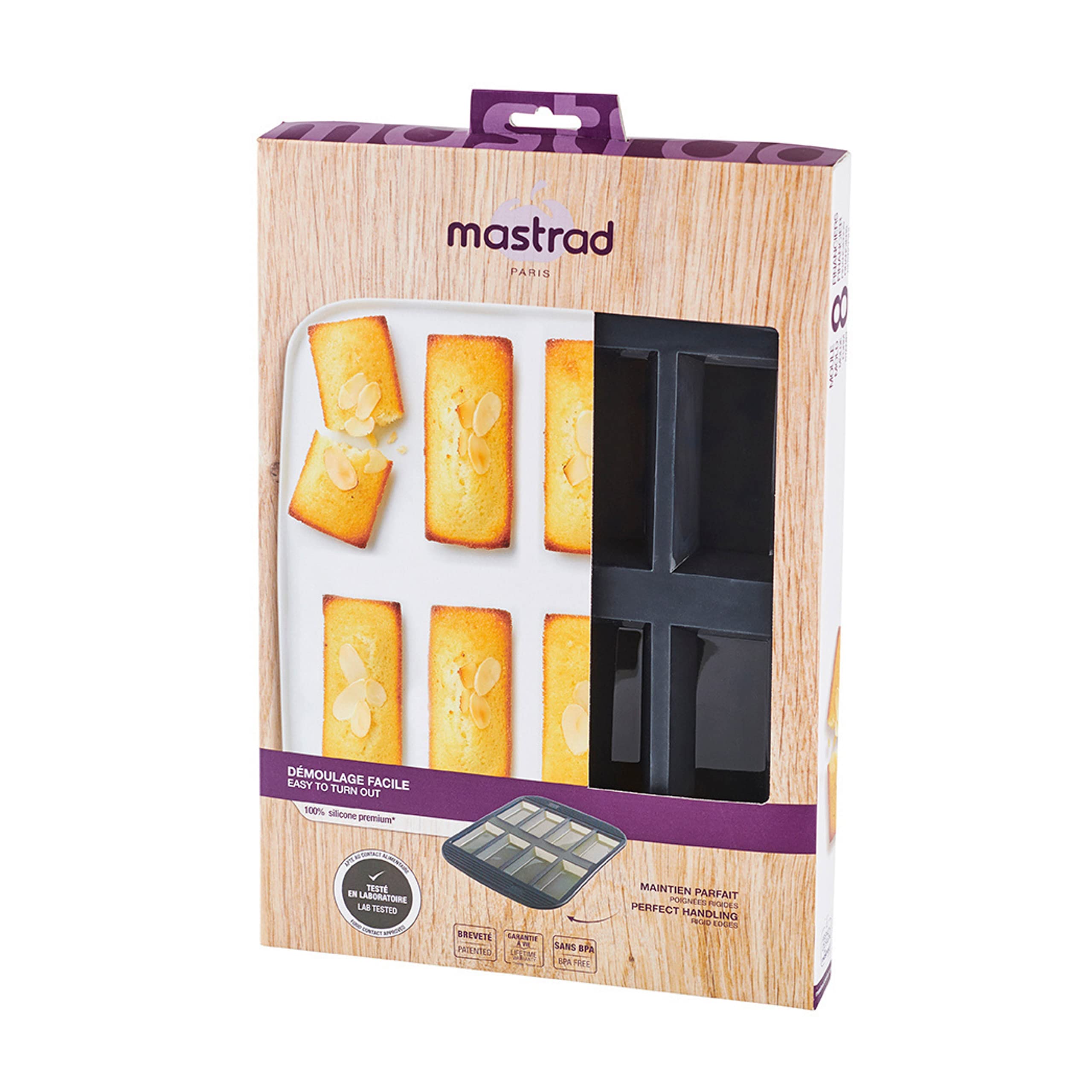 mastrad-baking-molds-moule-8-financiers-silicone-gris-fum image 5