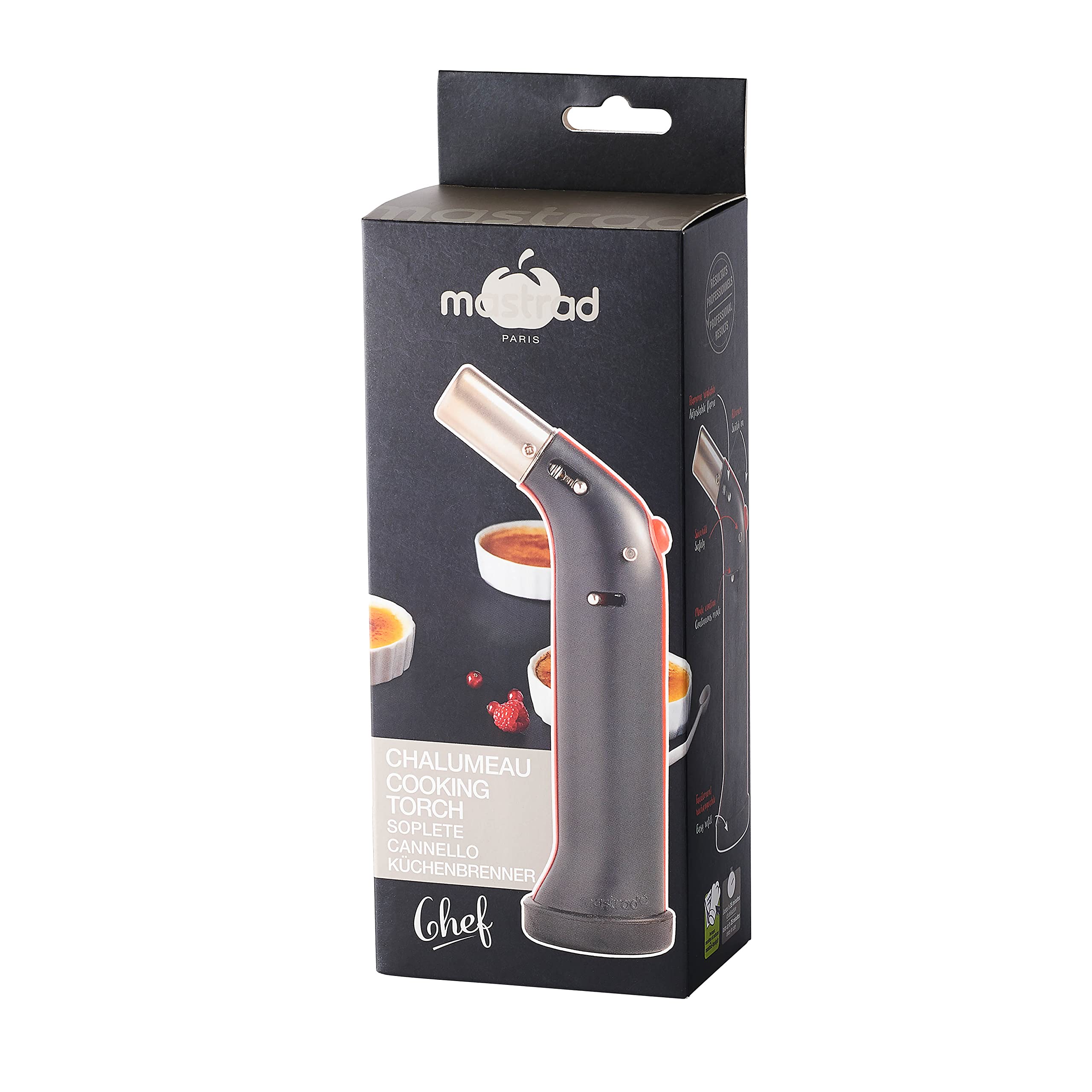mastrad-chalumeau-cuisine-gaz-27-ml-caram-liser image 6