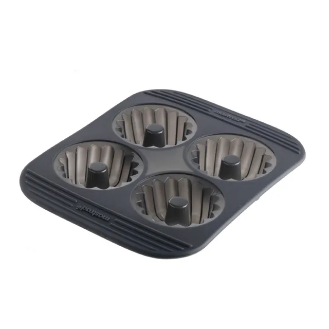 mastrad-moule-4-mini-kouglofs-silicone-gris-fum image 1