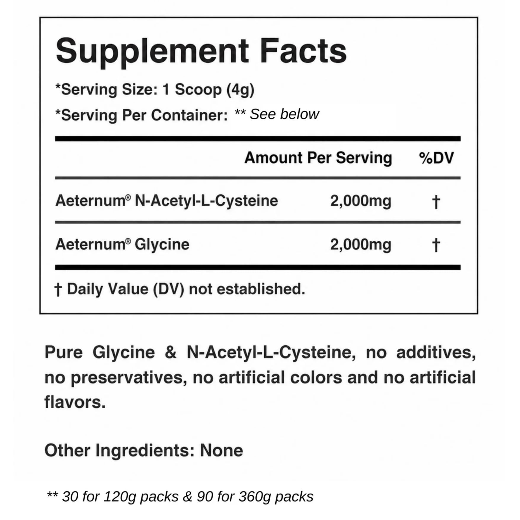 aeternum-glynac-poudre-360g-glycine-nac-glutathion image 2