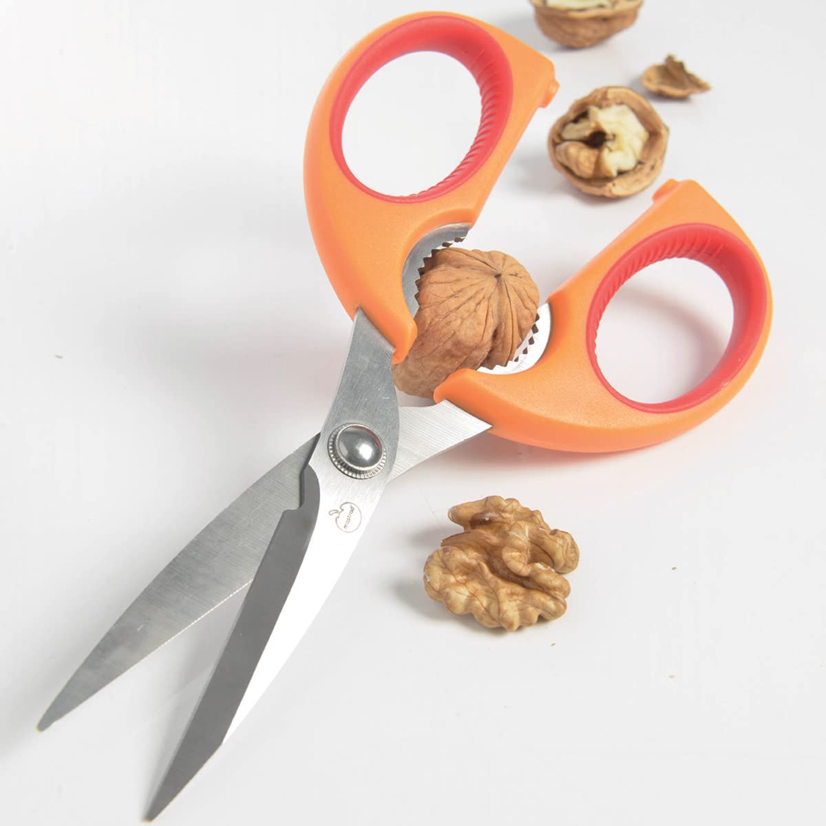 mastrad-ciseaux-cuisine-orange-framboise-inox-casse-noix image 3