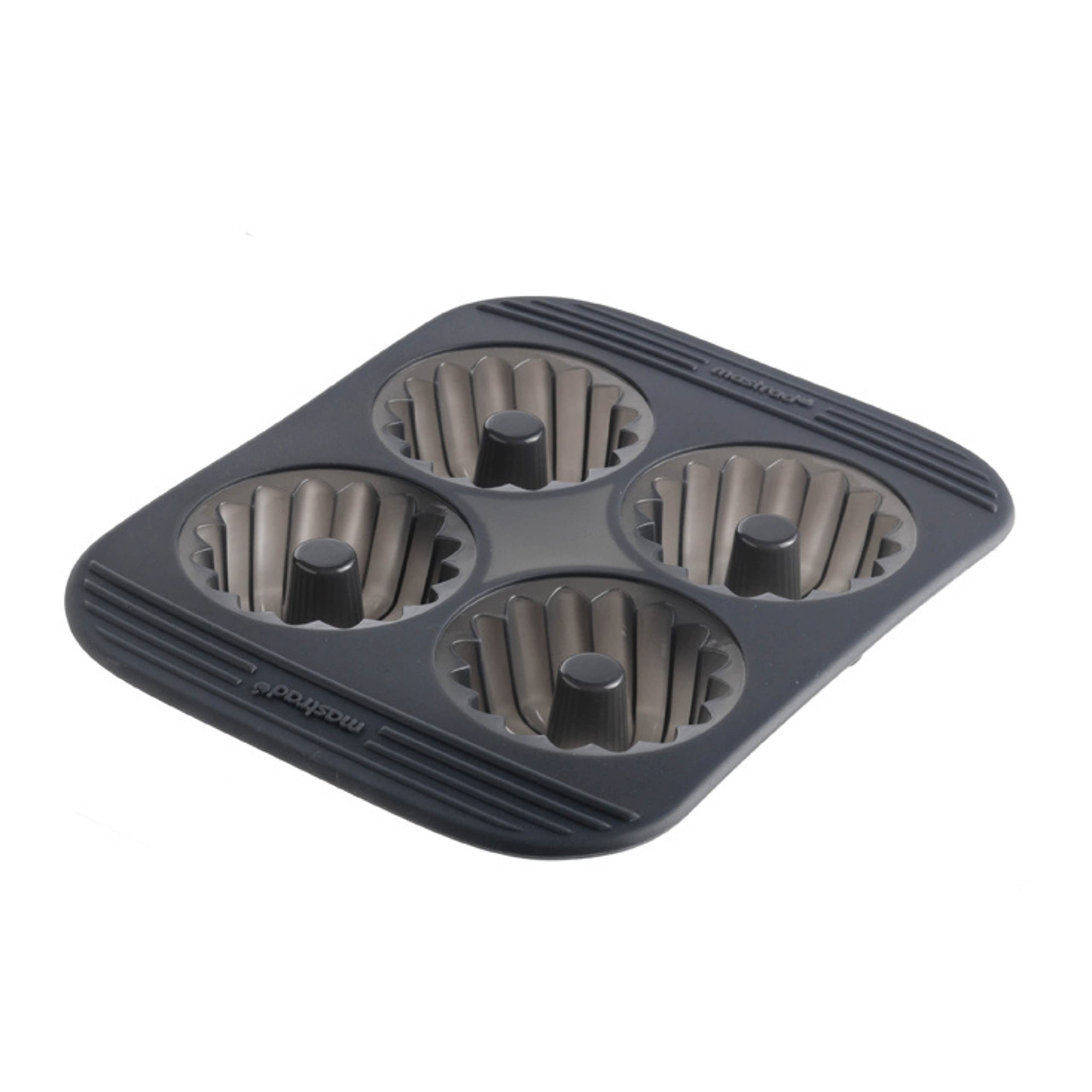 mastrad-moule-4-mini-kouglofs-silicone-gris-fum image 1