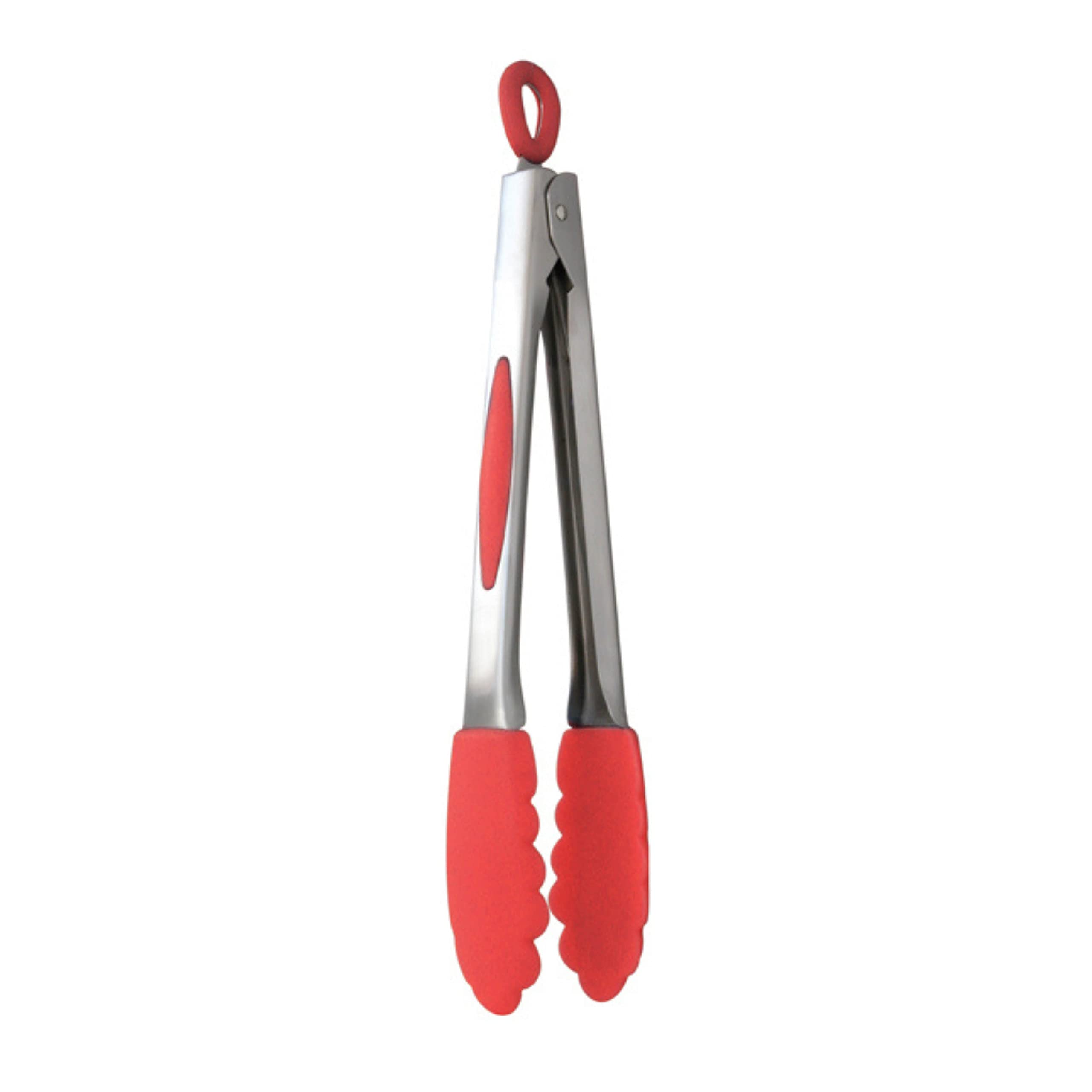 mastrad-kitchen-utensils-pince-cuisine-silicone-noir-30-cm-inox image 6