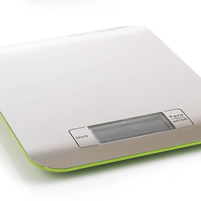 mastrad-f76508-balance-de-cuisine-inox-verte-5-kg image 1