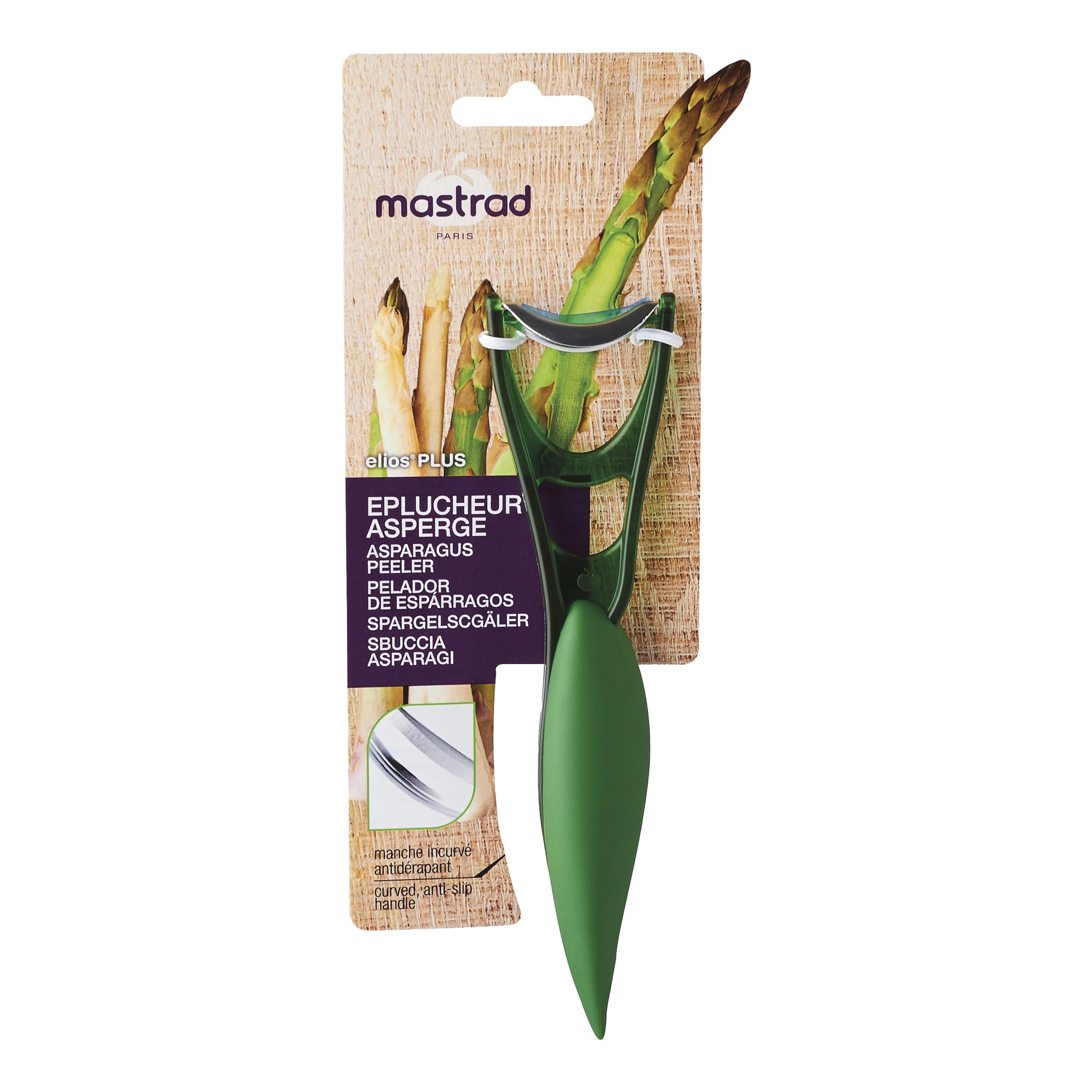 mastrad-plucheur-asperge-double-lame-inox-vert image 2
