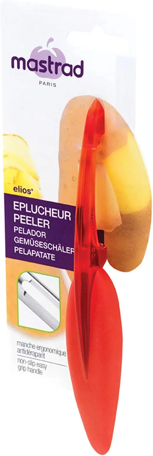 mastrad-elios-f20015-plucheur-l-gumes-double-lame-rouge-17-cm image 1
