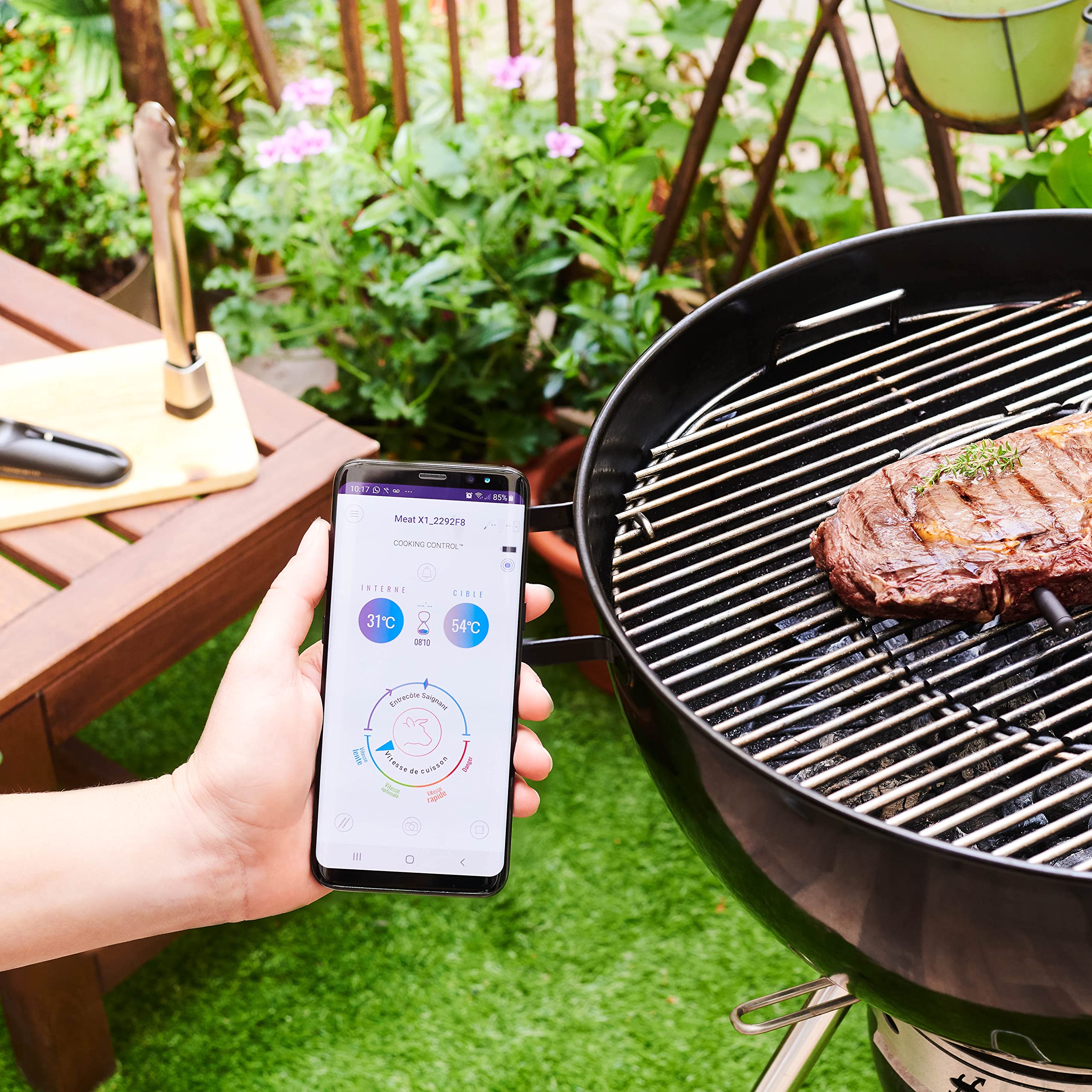 mastrad-meat-it-thermom-tre-viande-sans-fil-noir-bluetooth image 4