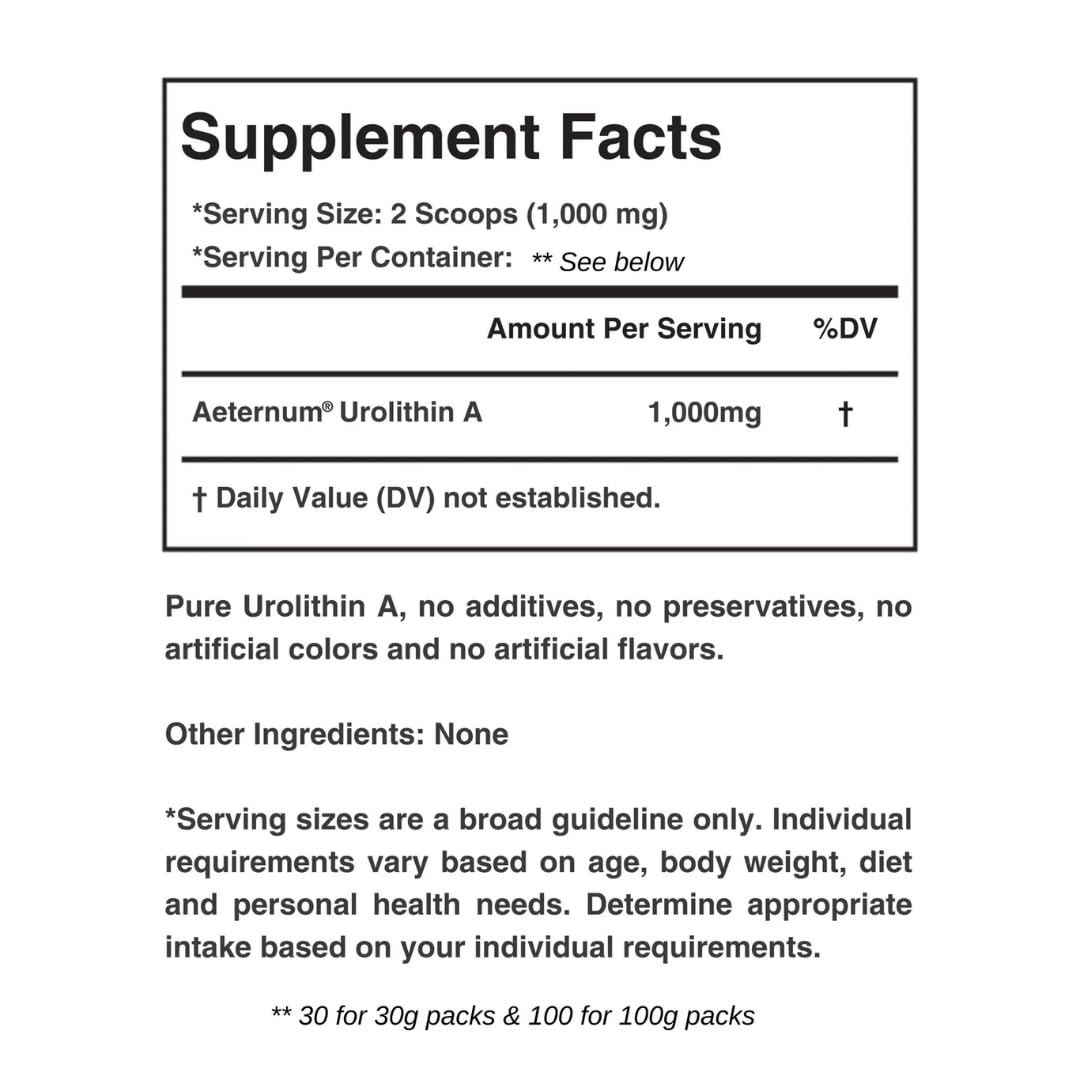 aeternum-powder-supplements-urolithine-a-poudre-30-g image 4