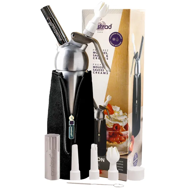 mastrad-siphon-chantilly-0-5l-aluminium-chaud-froid image 1