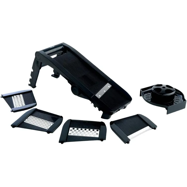 mastrad-mandolines-mandoline-7-lames-inox-noire image 1
