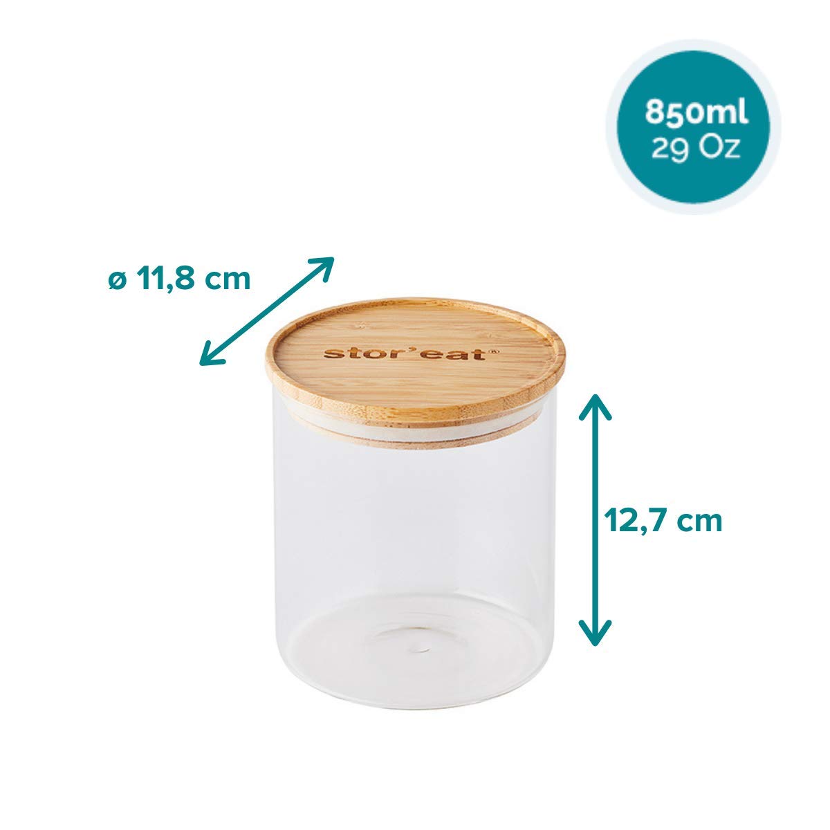 mastrad-stor-eat-bocal-verre-850-ml-bambou-herm-tique image 4
