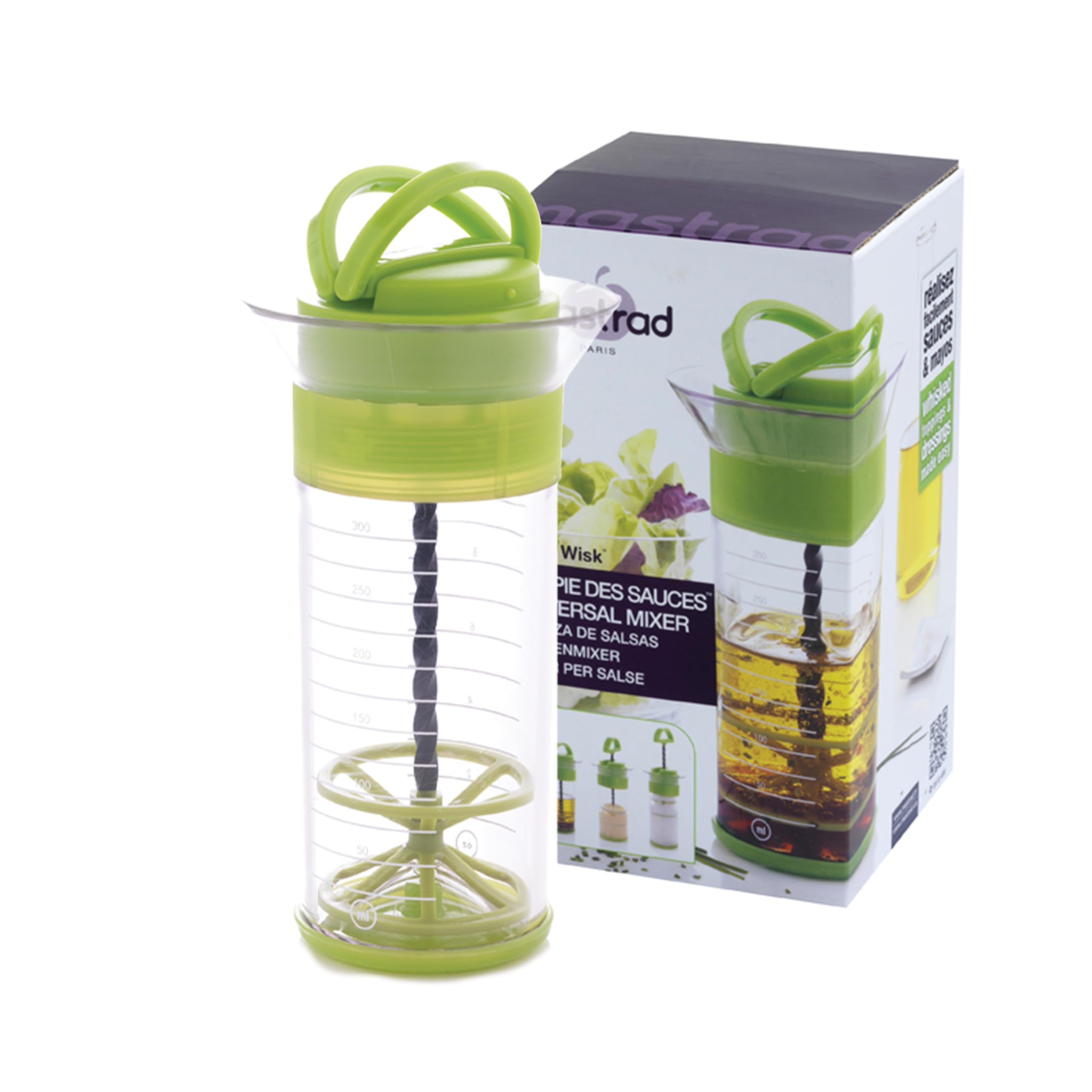 mastrad-toupie-des-sauces-m-langeur-vert-300-ml image 1