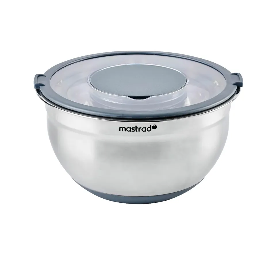 mastrad-bol-inox-20-cm-3l-couvercle-transparent-gradu-gris image 1