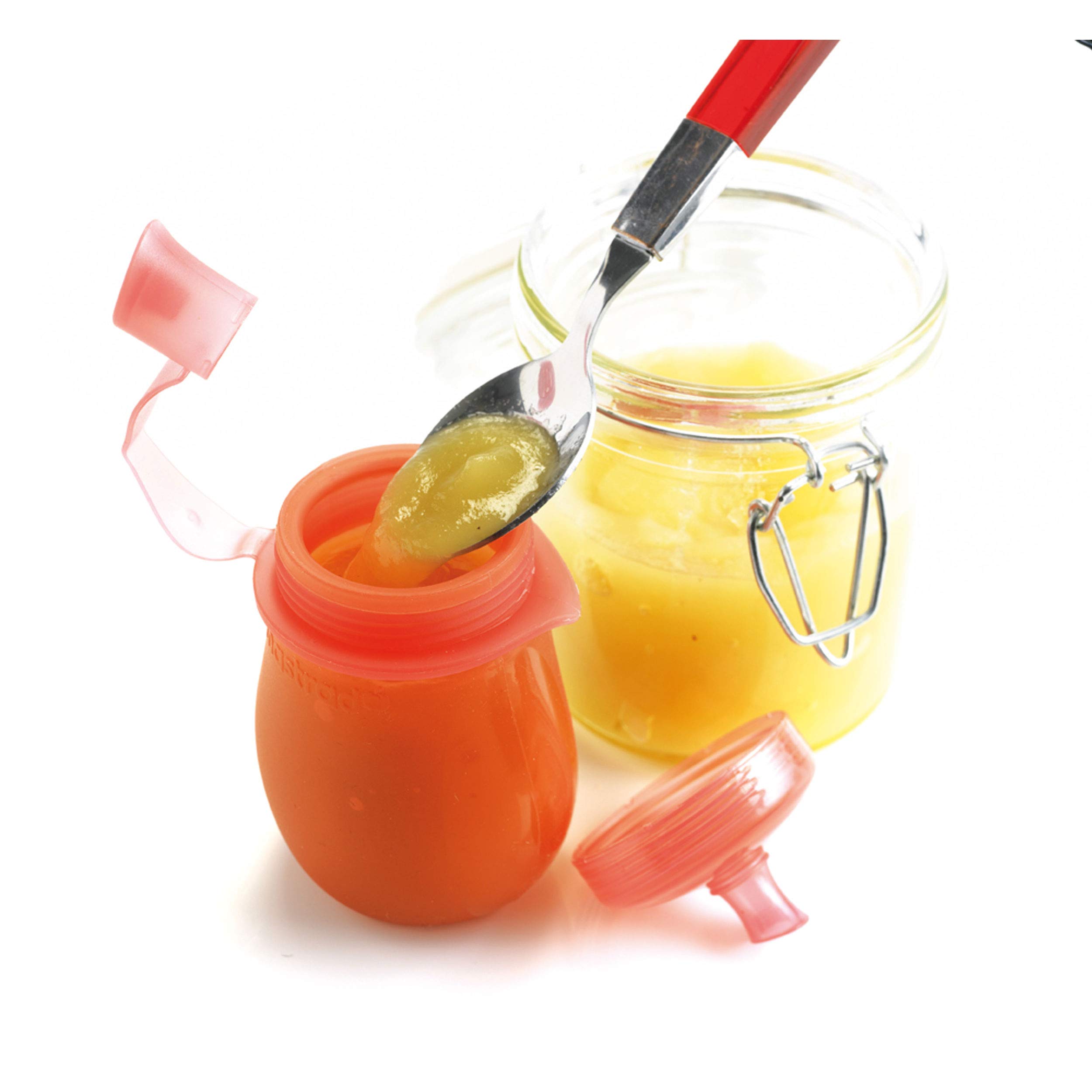 mastrad-frutti-pot-gourde-compote-130-ml-rouge-herm-tique image 3