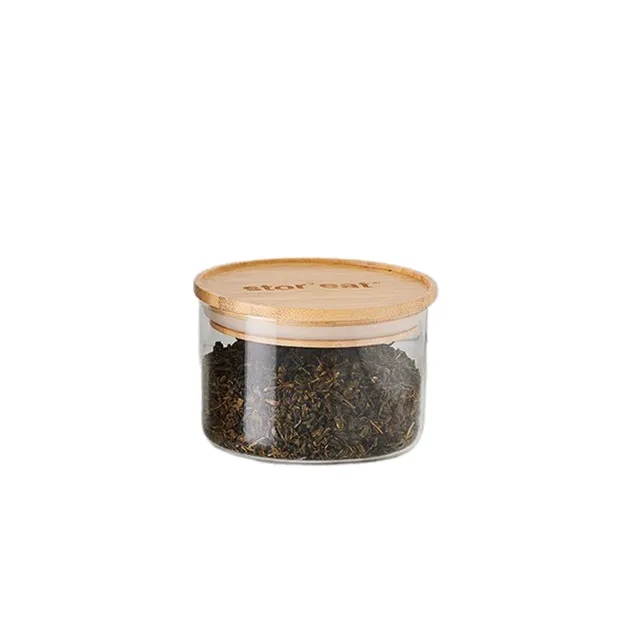 mastrad-stor-eat-bocal-verre-400-ml-bambou-herm-tique image 1