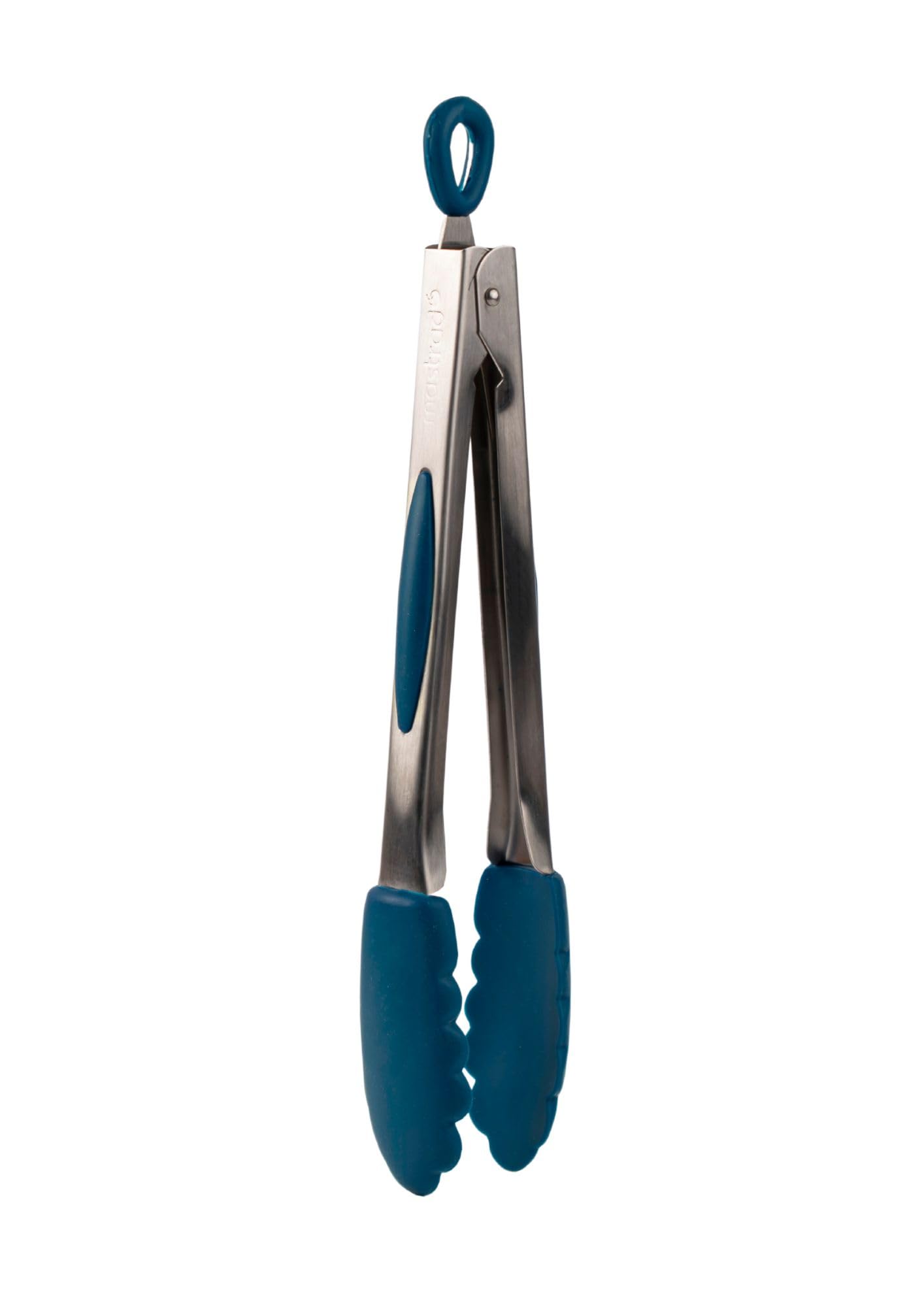 mastrad-kitchen-utensils-pince-cuisine-silicone-noir-30-cm-inox image 8