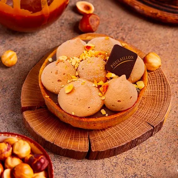 poulaillon-p-tisserie-tartelette-choco-noisette-l-unit-chocolat image 1