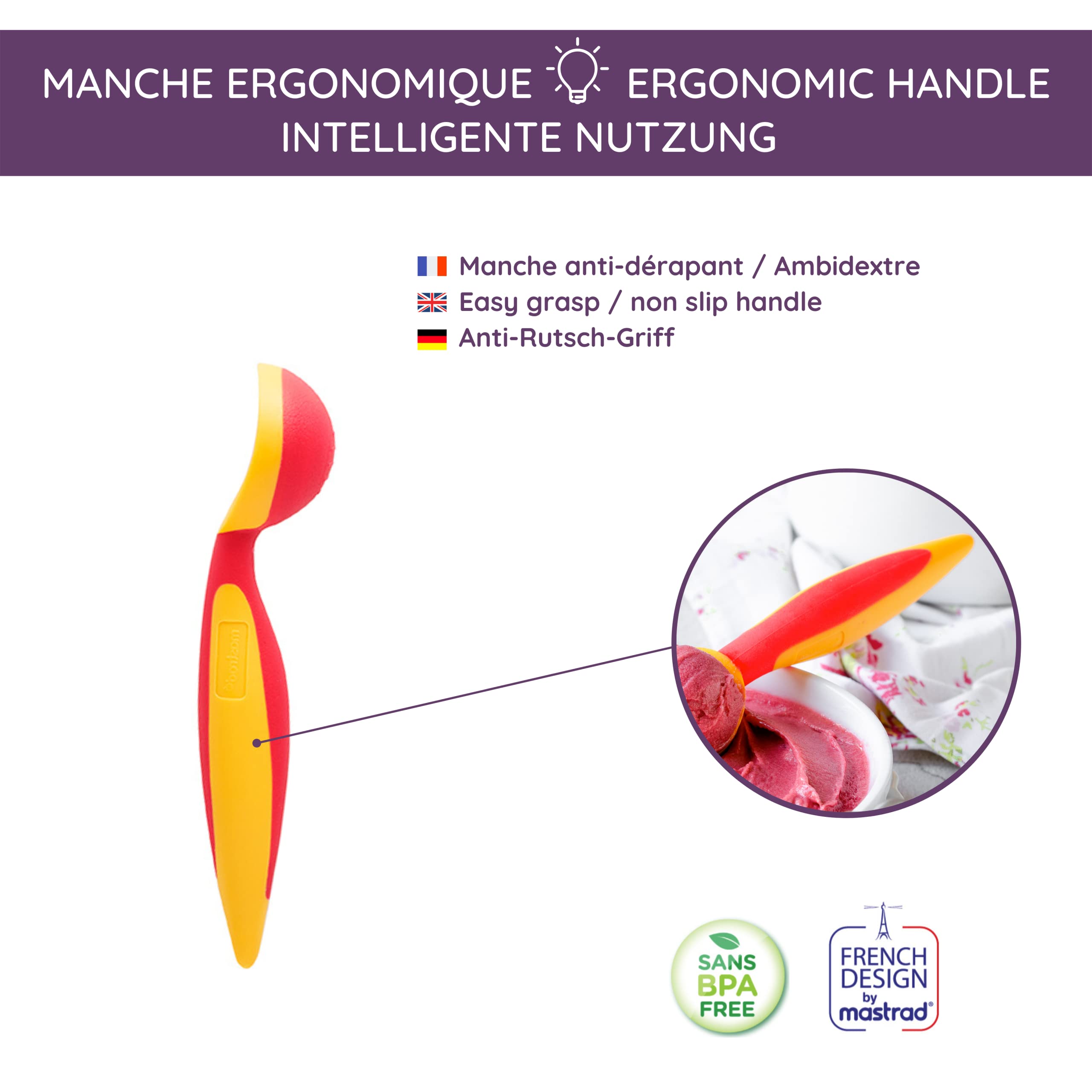 mastrad-kitchen-cuill-re-glace-vert-4x20x5-ergonomique image 3