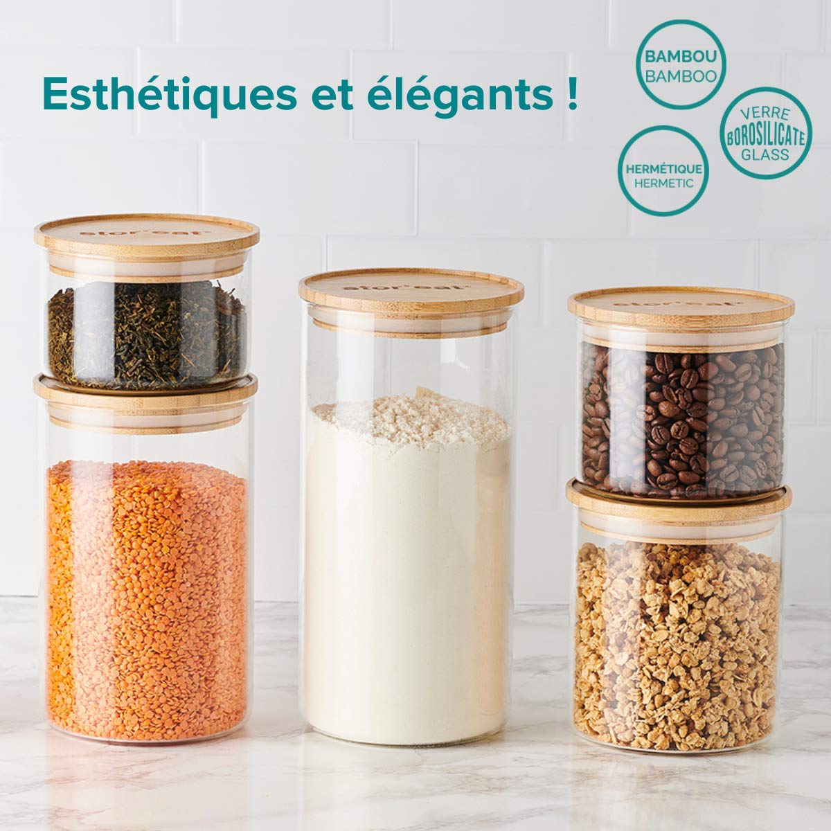 mastrad-stor-eat-bocal-verre-400-ml-bambou-herm-tique image 6