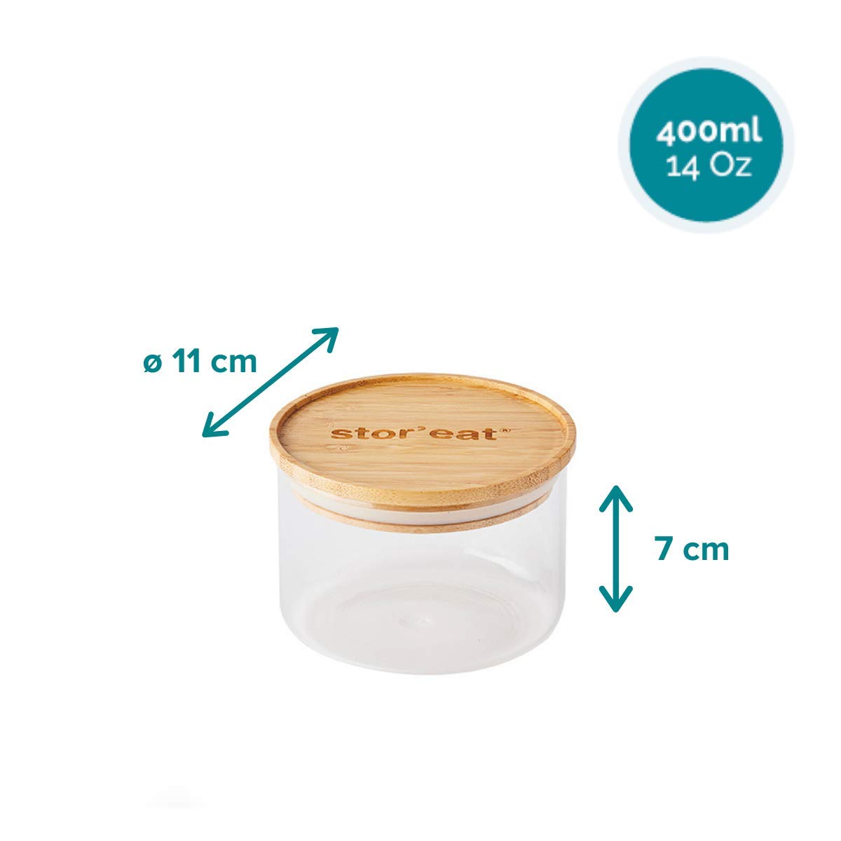 mastrad-stor-eat-bocal-verre-400-ml-bambou-herm-tique image 3