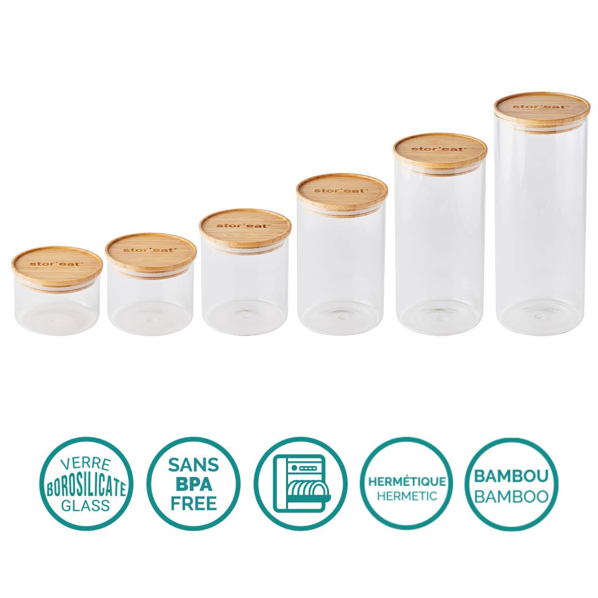 mastrad-stor-eat-bocal-verre-850-ml-bambou-herm-tique image 6