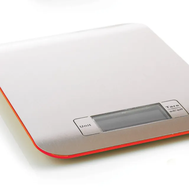 mastrad-f76508-balance-cuisine-inox-rouge-5-kg image 1
