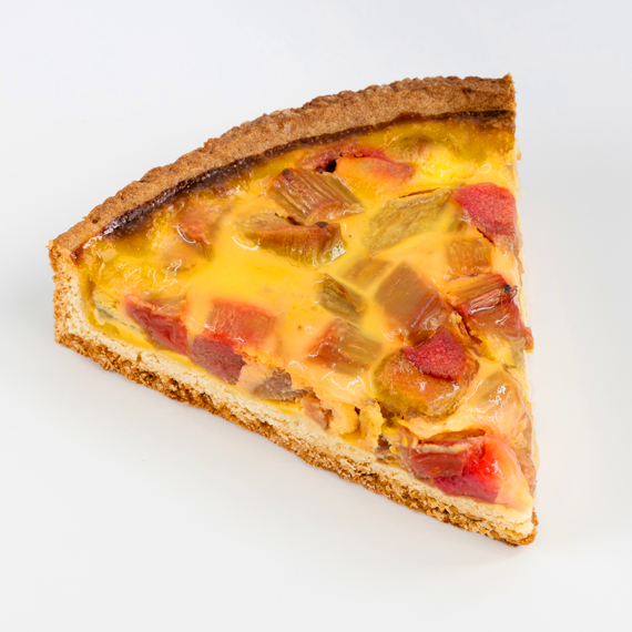 poulaillon-p-tisserie-part-tarte-rhubarbe-p-te-sabl-e-flan image 1