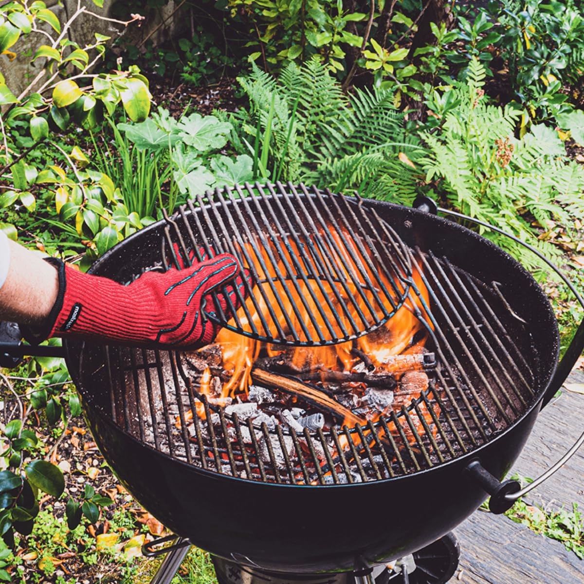 mastrad-oven-gloves-gant-barbecue-500-c-rouge-taille-unique image 3