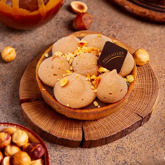 poulaillon-p-tisserie-tartelette-choco-noisette-l-unit-chocolat image 1
