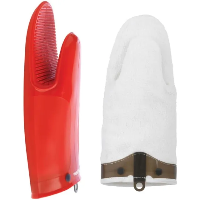 mastrad-oven-gloves-gant-four-silicone-rouge-300-c-30-cm image 1