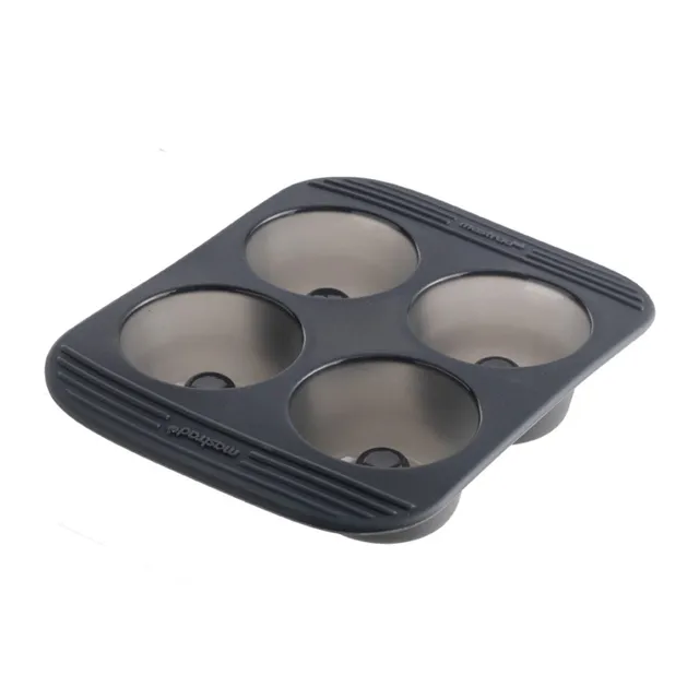 mastrad-moule-4-babas-silicone-gris-anti-adh-sif image 1