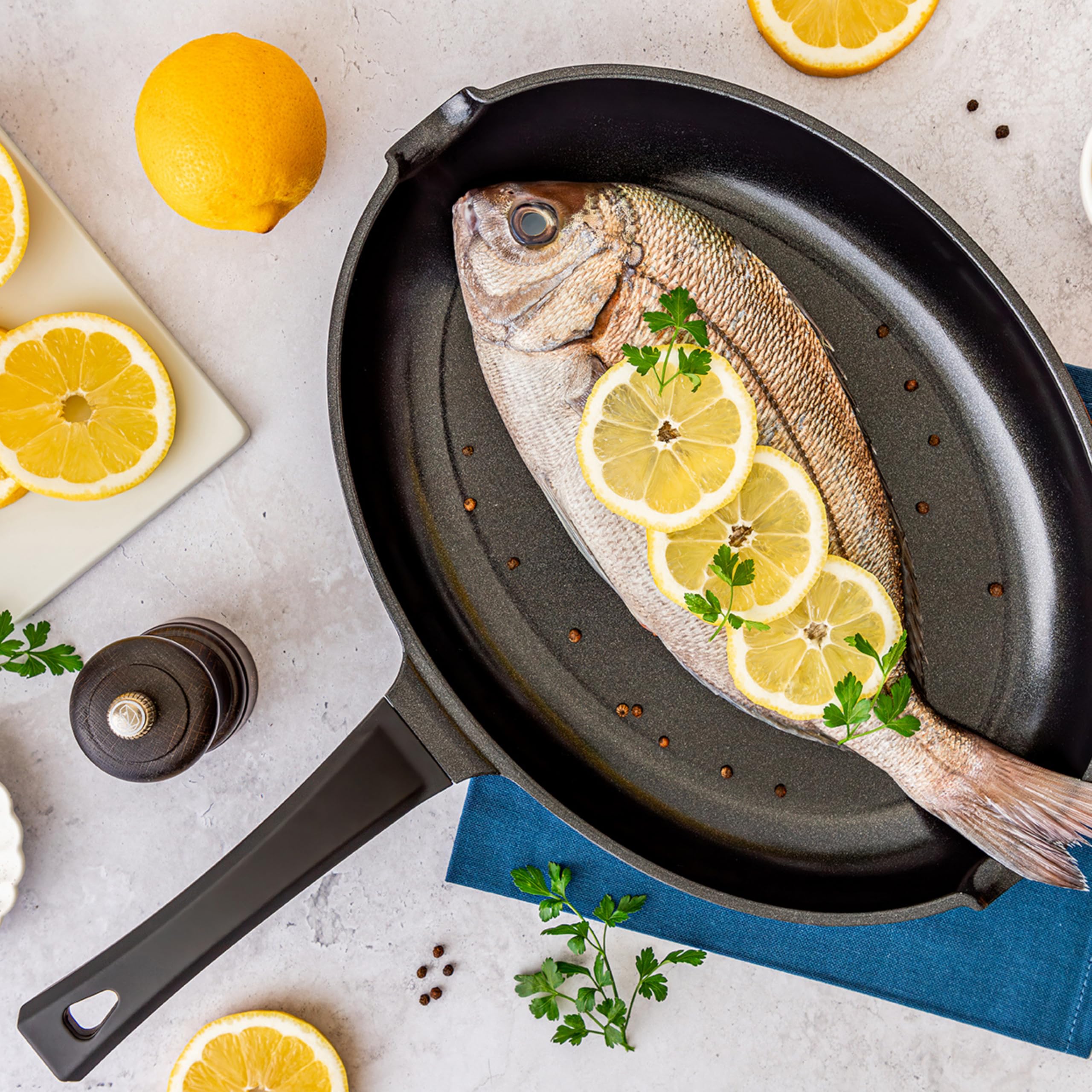 mastrad-po-le-poisson-ovale-35-cm-c-ramique-sans-pfas image 2