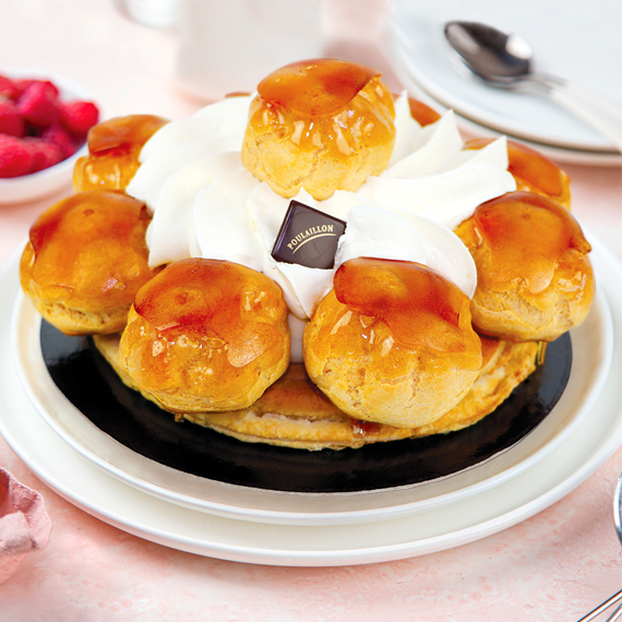 poulaillon-p-tisserie-entremets-saint-honor-caramel-entier image 1