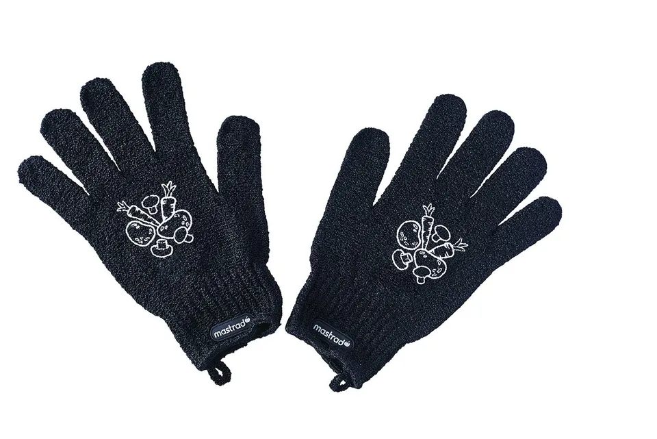 mastrad-gants-nettoyage-l-gumes-noir-lot-de-2-abrasif image 1