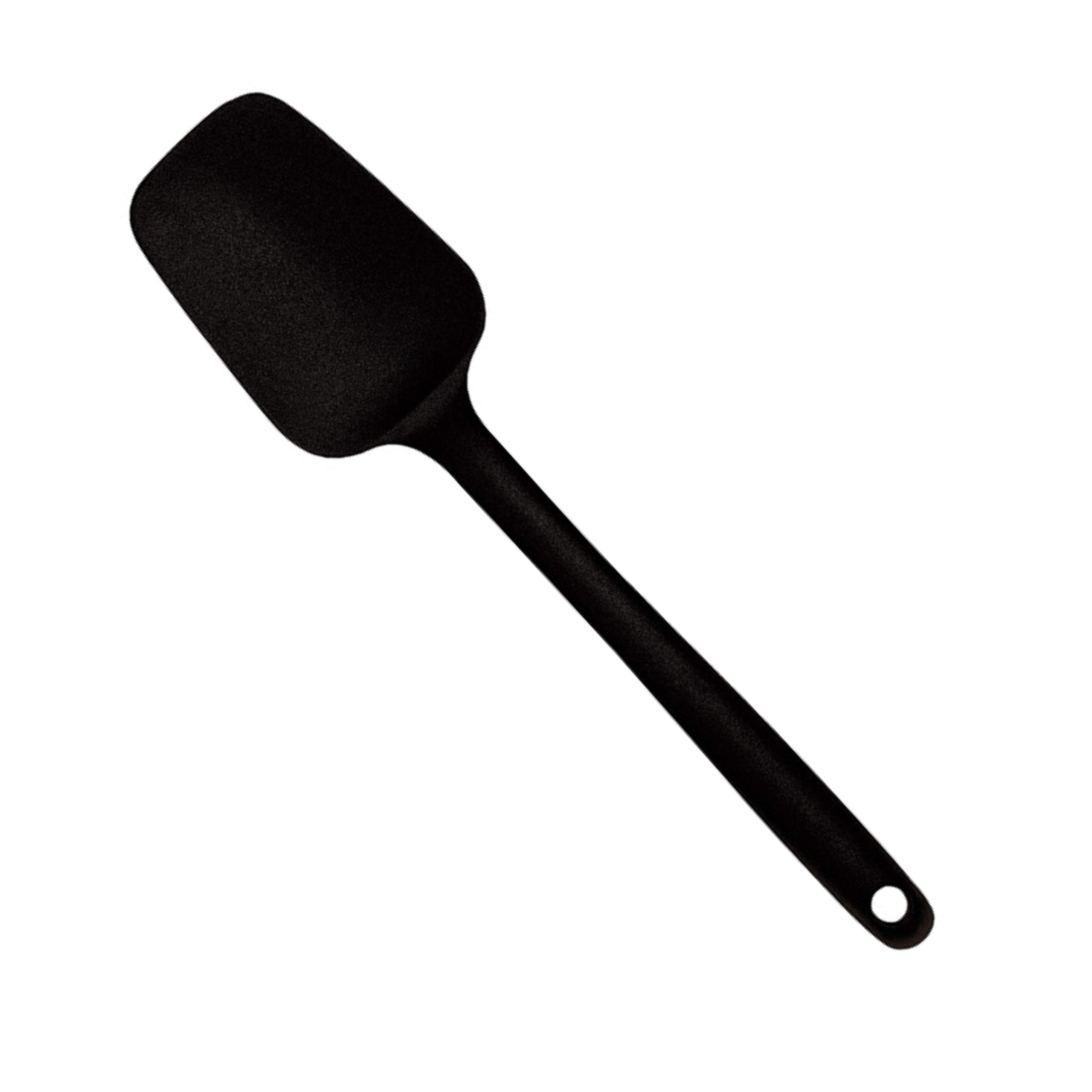 mastrad-kitchen-utensils-spatule-cuill-re-silicone-noire-27-5-cm image 1