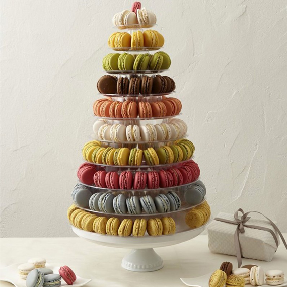 poulaillon-pyramide-192-macarons-assortiment-8-parfums image 1